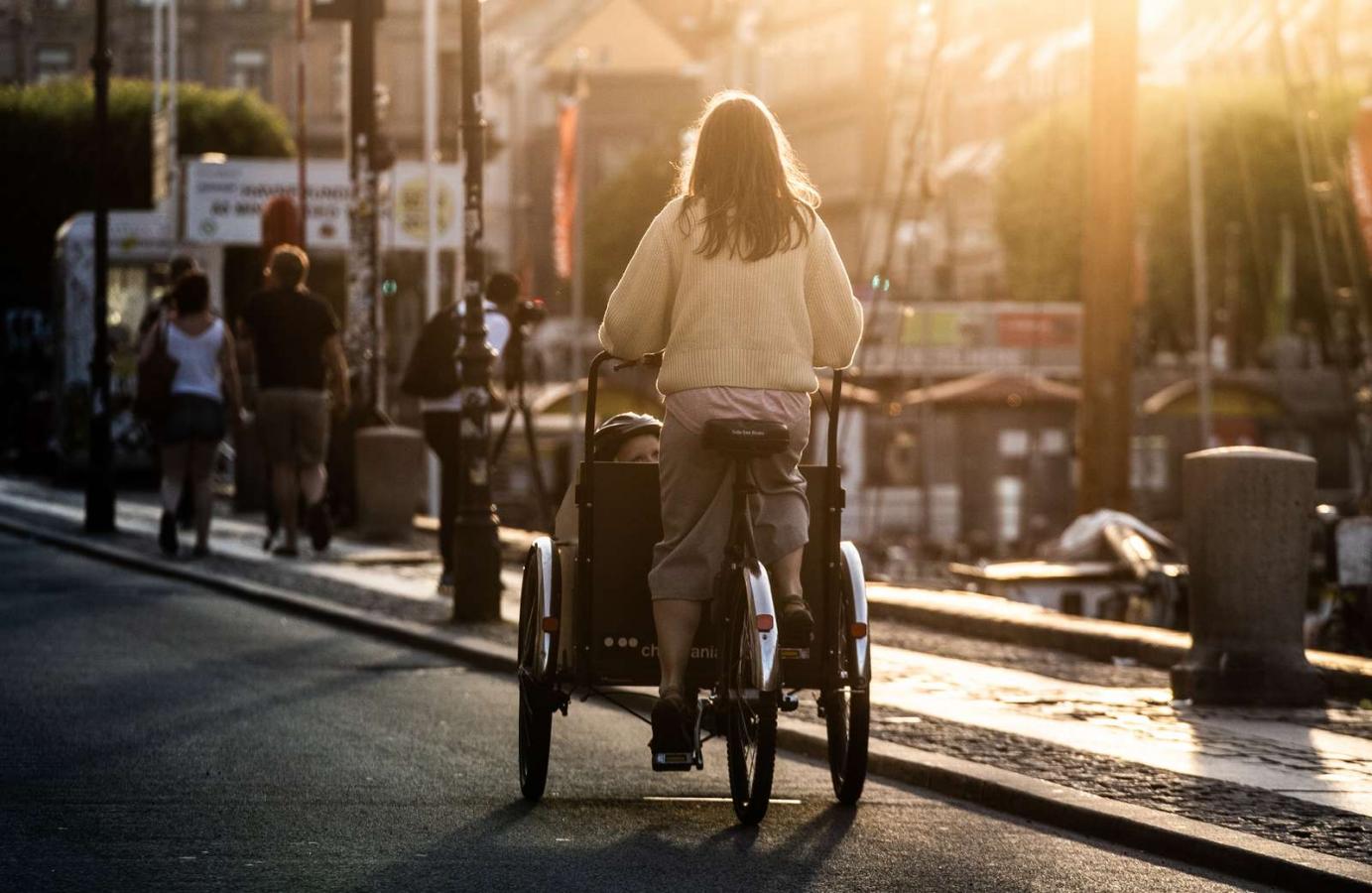 Biking in Copenhagen